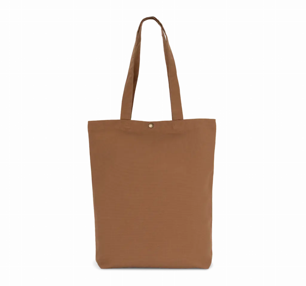PS_KI3213_WASHEDCINNAMON - Katoenendraagtassen Shopper van verwassen katoen, washed cinnamon — productfoto 7