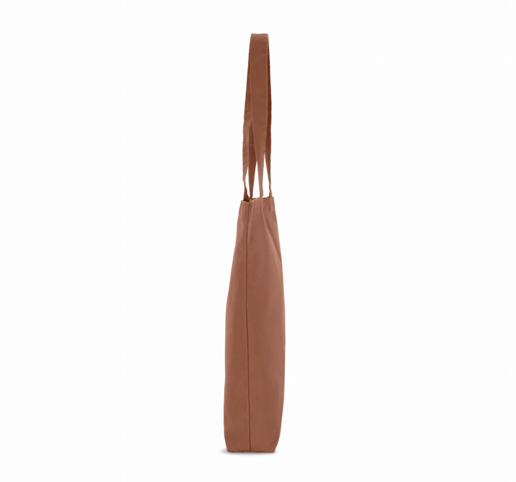 Shopper van verwassen katoen, washed russet — productfoto 10