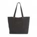 Grote shopper met zijzak, washed black — productfoto 6