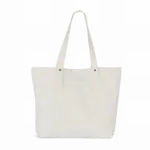 Grote shopper met zijzak, washed ivory — productfoto 9
