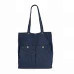 PS_KI3215_WASHEDNAVY - Katoenendraagtassen Tas met dubbel voorvak, washed navy — productfoto 10