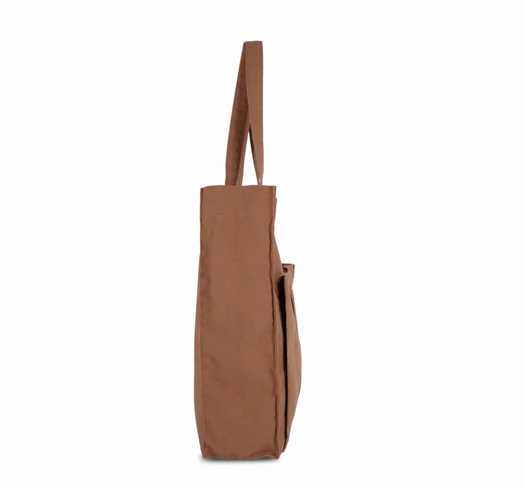 PS_KI3215-S_WASHEDRUSSET - Hidalgo-werbeartikel Tas met dubbel voorvak, washed russet — productfoto 10