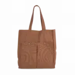 PS_KI3215_WASHEDRUSSET - Katoenendraagtassen Tas met dubbel voorvak, washed russet — productfoto 11