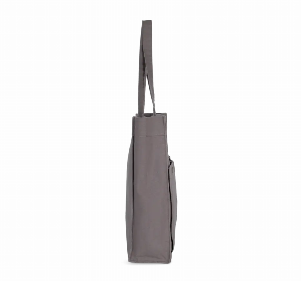 PS_KI3215-S_WASHEDSTEEPLEGREY - Hidalgo-werbeartikel Tas met dubbel voorvak, washed steeple grey — productfoto 11