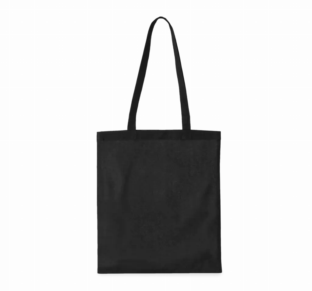 Shopper met lange hengsels, black — productfoto 5