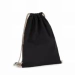 Gerecycled rugzakje met koordje, black night — productfoto 4