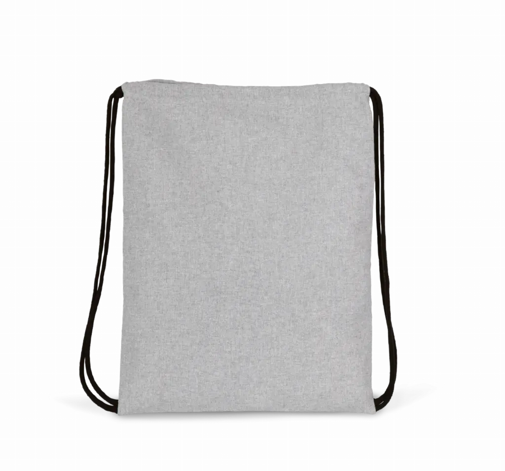 Gerecycled rugzakje met koordje, flint grey — productfoto 6