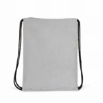Gerecycled rugzakje met koordje, flint grey — productfoto 6