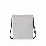 Gerecycled rugzakje met koordje - Kindermaat, flint grey — productfoto 7