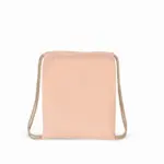 Gerecycled rugzakje met koordje - Kindermaat, salmon — productfoto 10