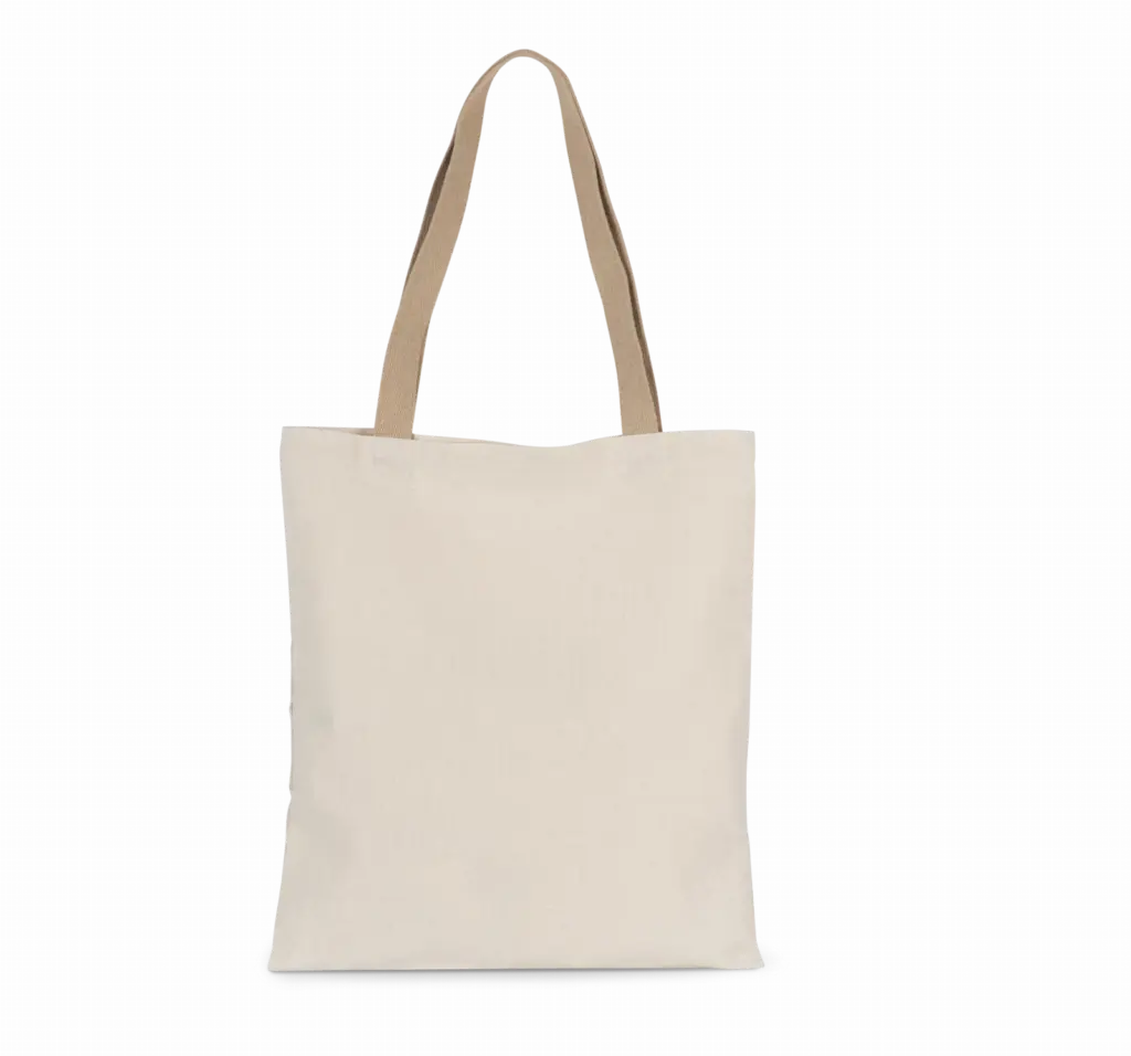 PS_KI5203_ECUME-HEMP - Katoenendraagtassen Gerecyclede shopper, ecume / hemp — productfoto 5