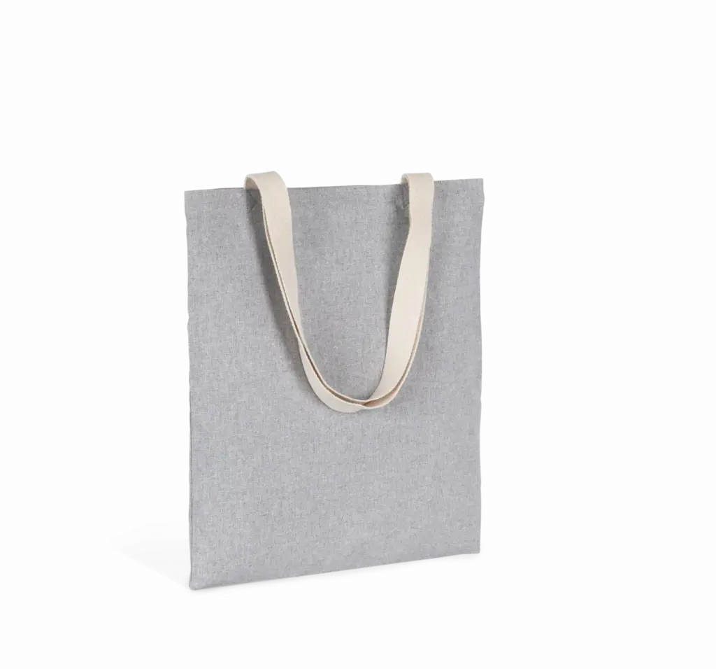 PS_KI5203-FS_FLINTGREY-ECUME - Katoenendraagtassen Gerecyclede shopper, flint grey / ecume — productfoto 6