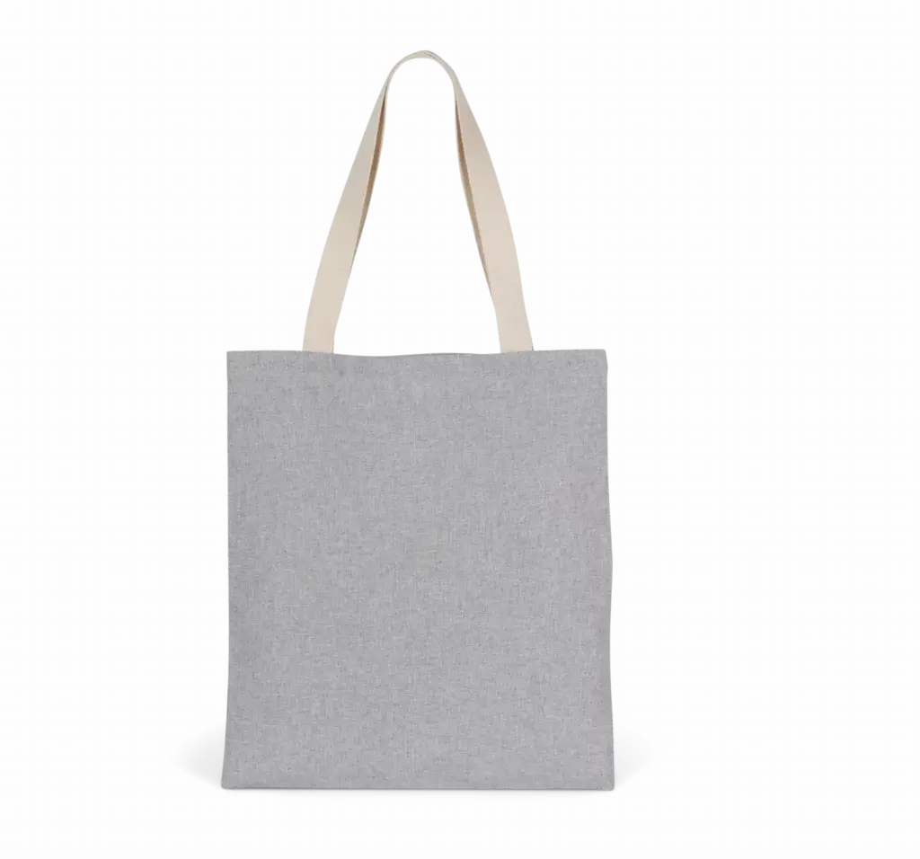 PS_KI5203_FLINTGREY-ECUME - Katoenendraagtassen Gerecyclede shopper, flint grey / ecume — productfoto 7