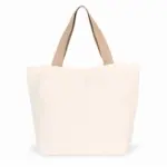 Grote, gerecyclede shopper met platte bodem — productfoto 4