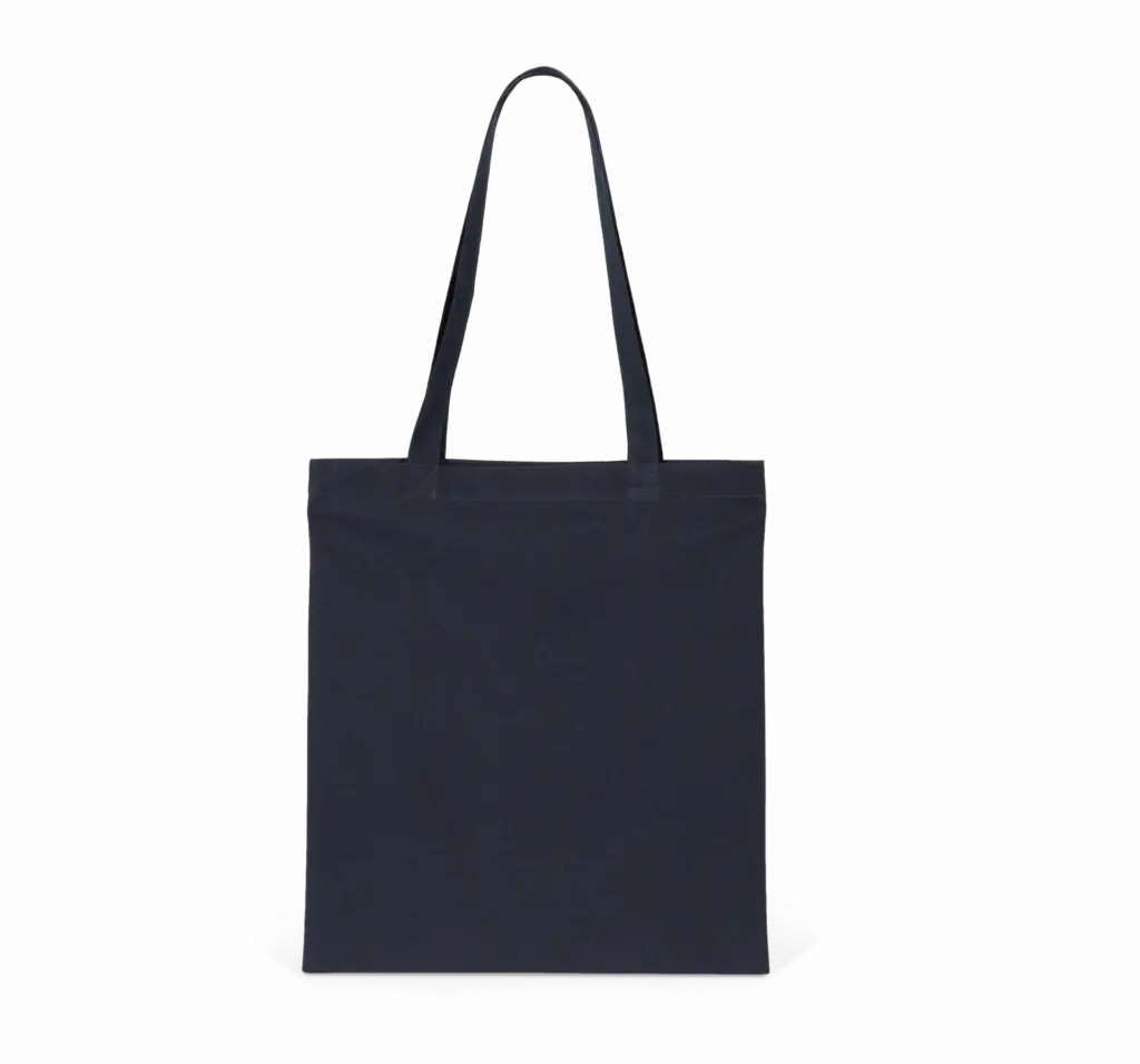 PS_KI5209_NAVYBLUE - Katoenendraagtassen Gerecyclede shopper, navy blue — productfoto 6