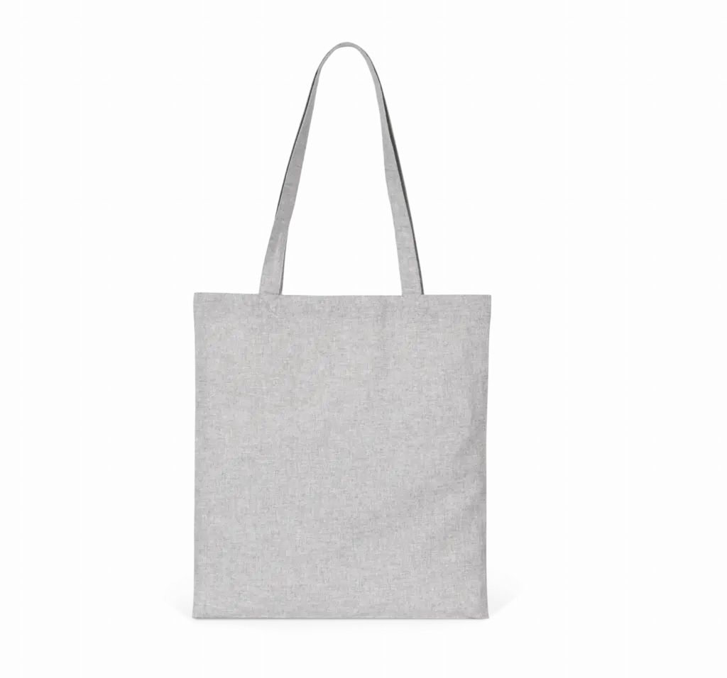 PS_KI5209_PEBBLEGREY - Katoenendraagtassen Gerecyclede shopper, pebble grey — productfoto 7