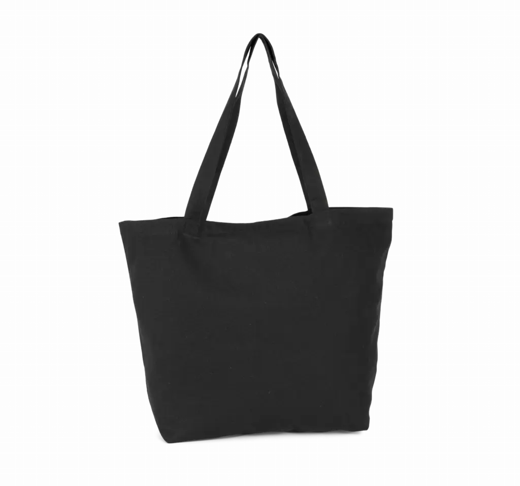 PS_KI5221_BLACKJHOOT - Hidalgo-werbeartikel Grote ‘K-loop’-shopper, black jhoot — productfoto 2