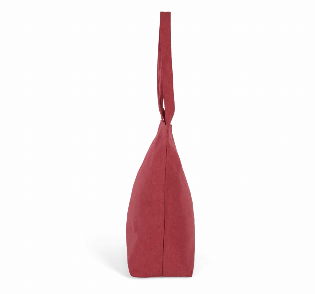 PS_KI5221-S_HIBISCUSREDJHOOT - Hidalgo-werbeartikel Grote ‘K-loop’-shopper, hibiscus red jhoot — productfoto 3