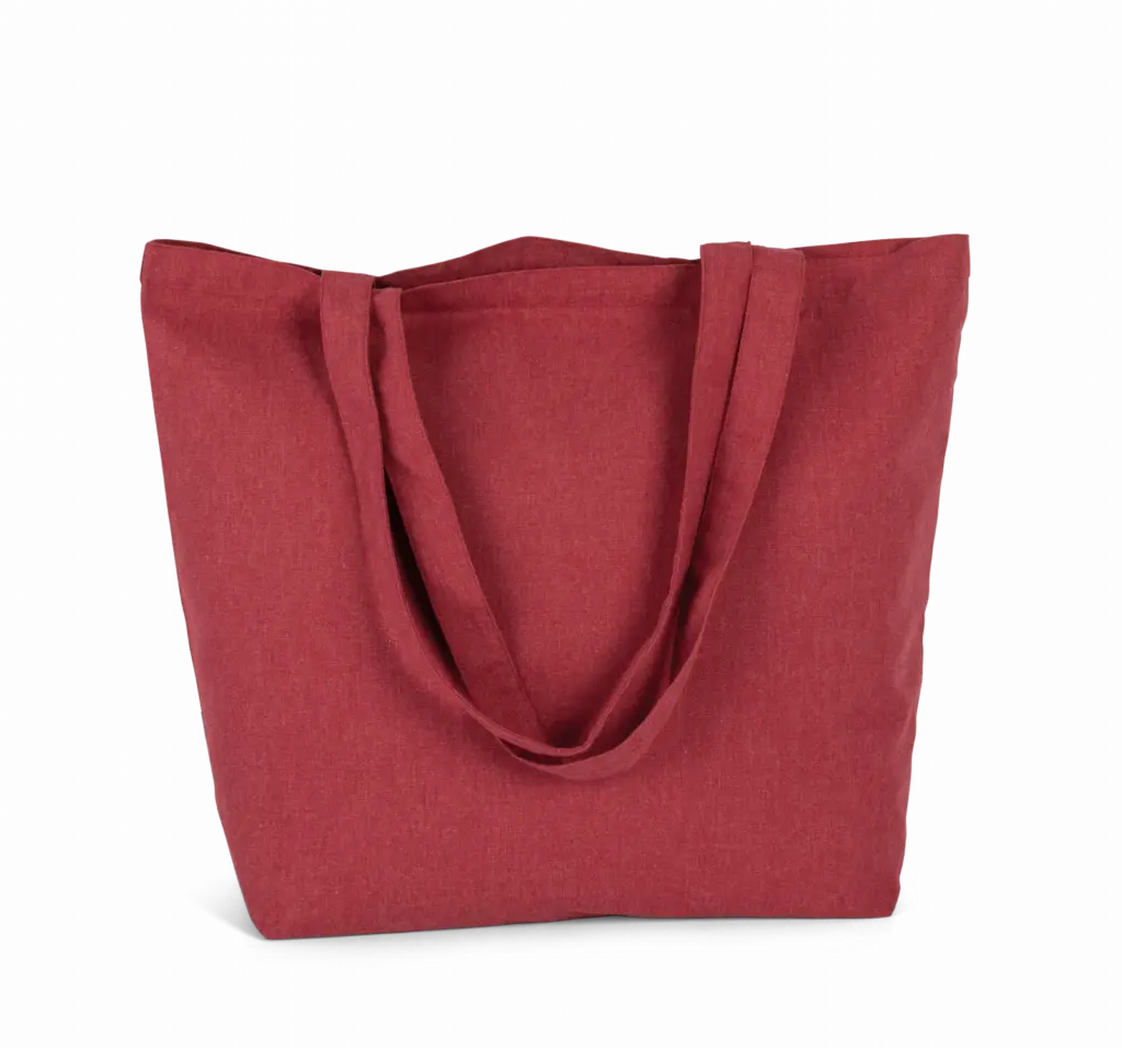 Grote ‘K-loop’-shopper, hibiscus red jhoot — productfoto 7