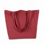 Grote ‘K-loop’-shopper, hibiscus red jhoot — productfoto 7