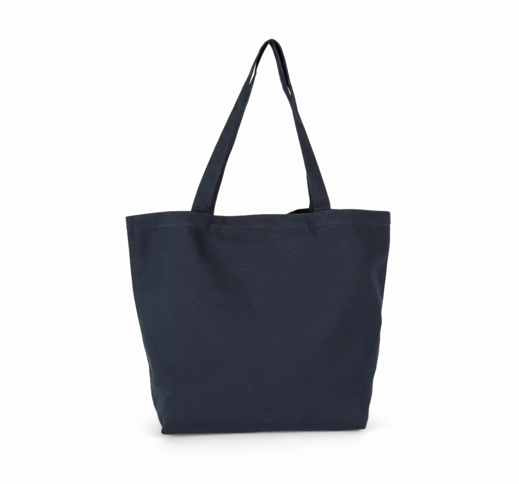 PS_KI5221_NAVYBLUEJHOOT - Hidalgo-werbeartikel Grote ‘K-loop’-shopper, navy blue jhoot — productfoto 6