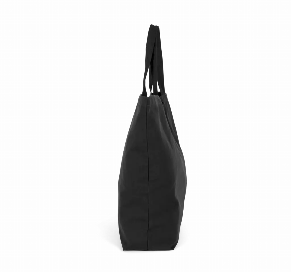 PS_KI5222-S_BLACKJHOOT - Hidalgo-werbeartikel ‘K-loop’-shopper van XL-formaat, black jhoot — productfoto 3