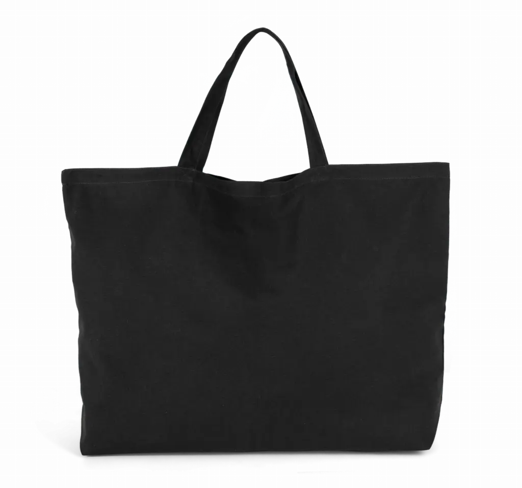 ‘K-loop’-shopper van XL-formaat, black jhoot — productfoto 4