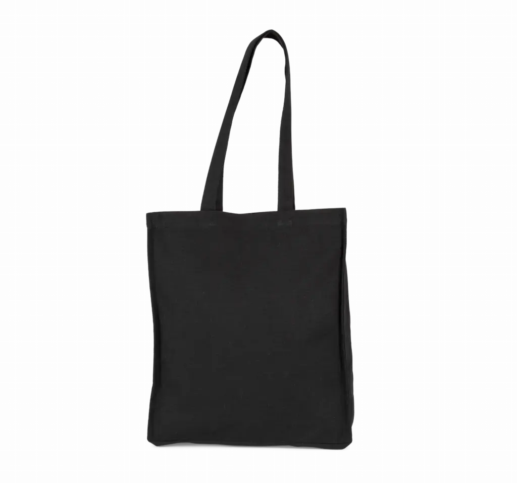 Rechthoekige ‘K-loop’-shopper, black jhoot