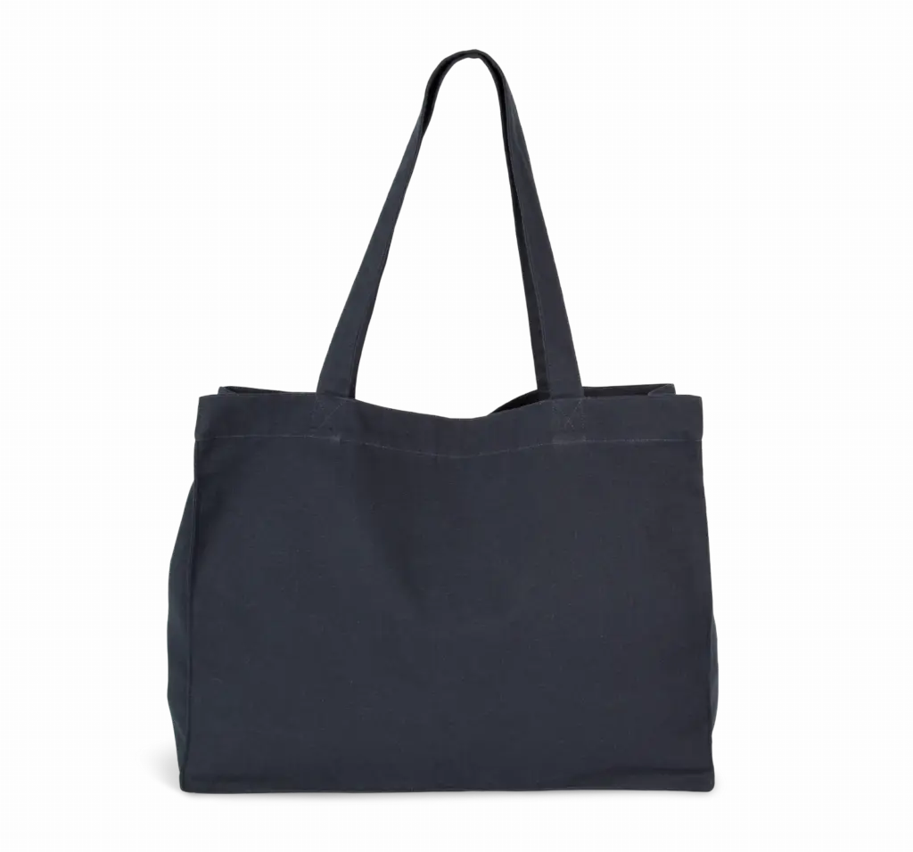 Grote ‘K-loop’-shopper, navy blue jhoot — productfoto 3