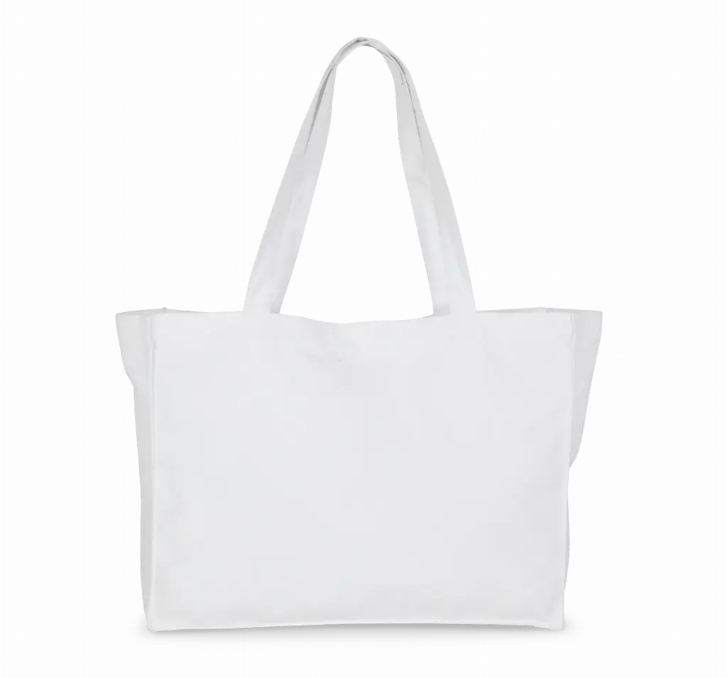 Grote ‘K-loop’-shopper, white jhoot — productfoto 5