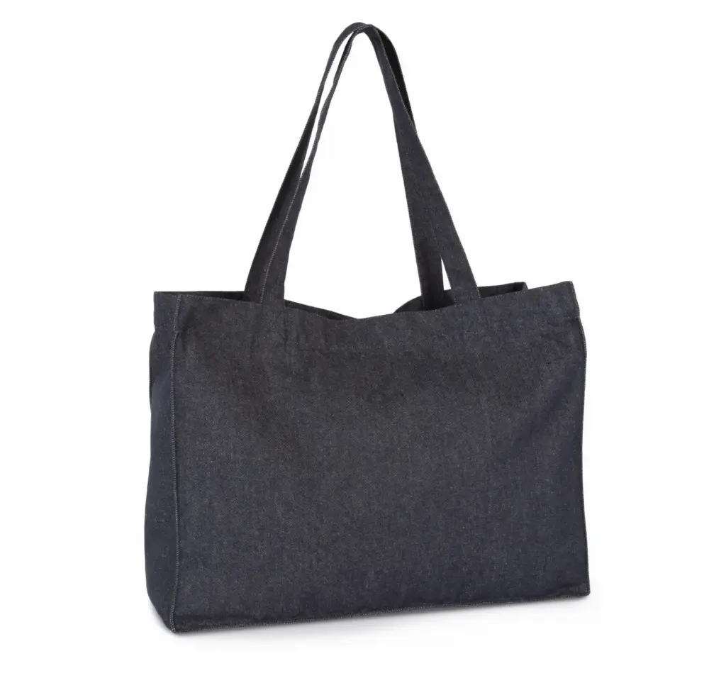 Grote shopper van denim