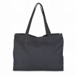 Grote shopper van denim, recycled denim — productfoto 5