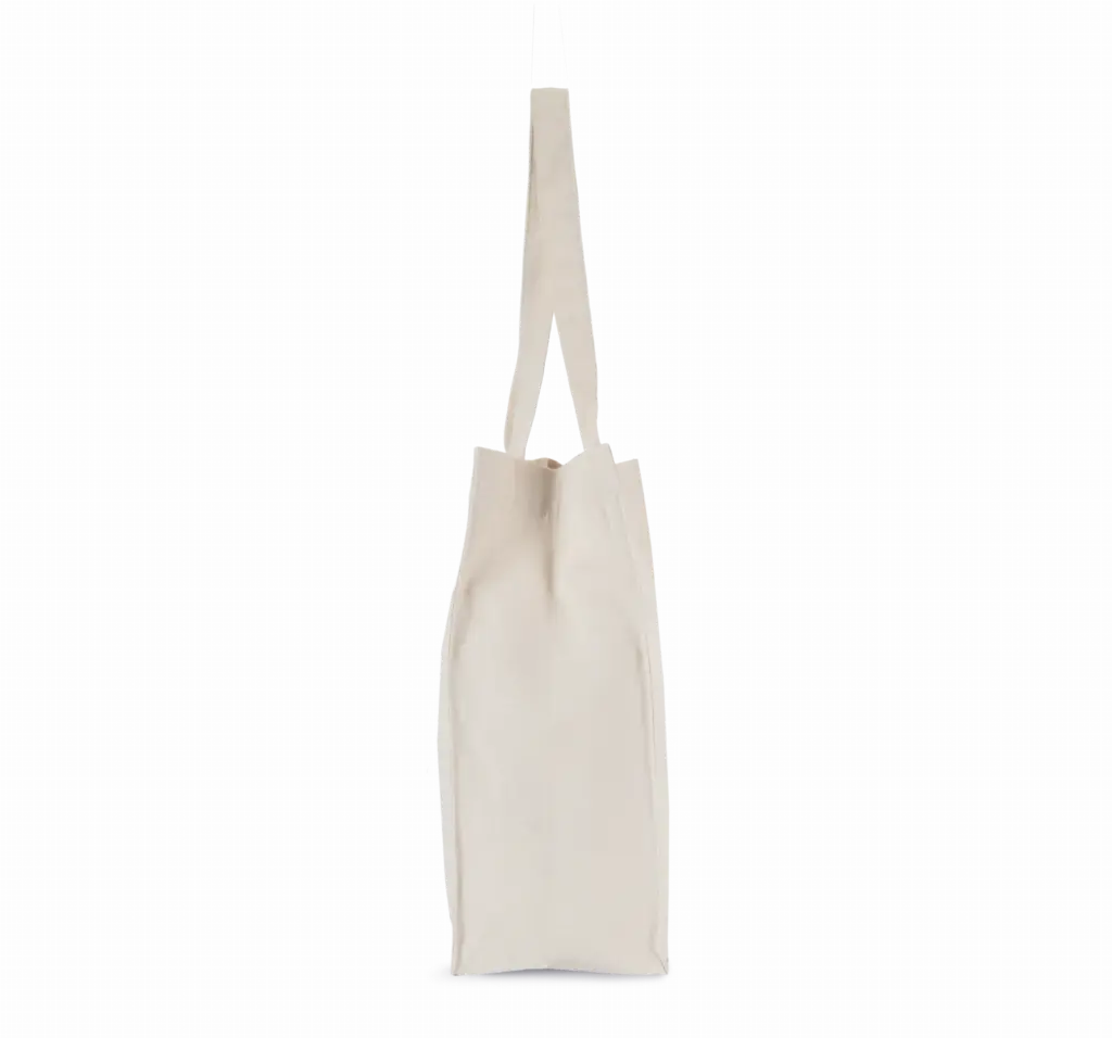 PS_KI5230-S_ECUME - Hidalgo-werbeartikel Grote shopper van gerecycled katoen., ecume — productfoto 5