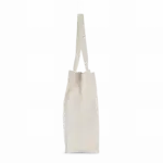 Grote shopper van gerecycled katoen., ecume — productfoto 5