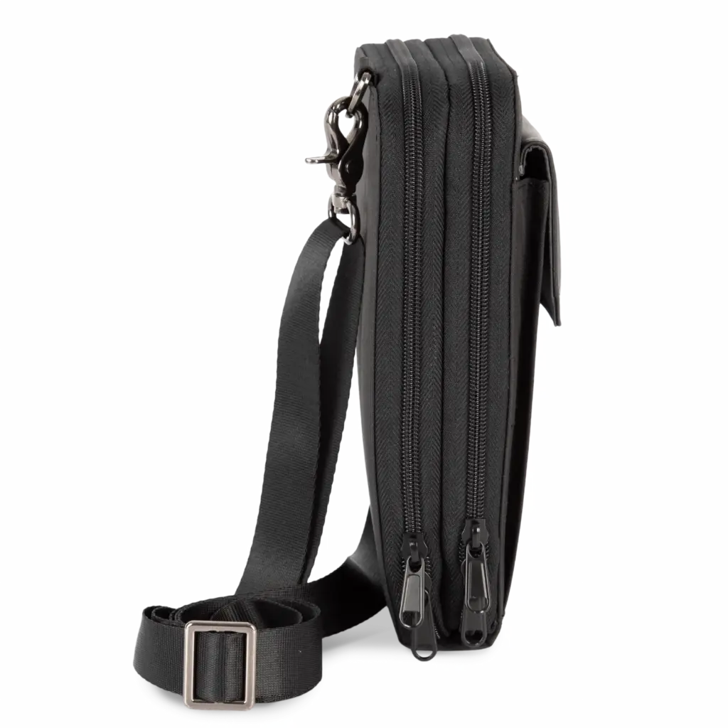 PS_KI5303-S_BLACK - Hidalgo-werbeartikel Schoudertas Kialma by K-loop, black — productfoto 3