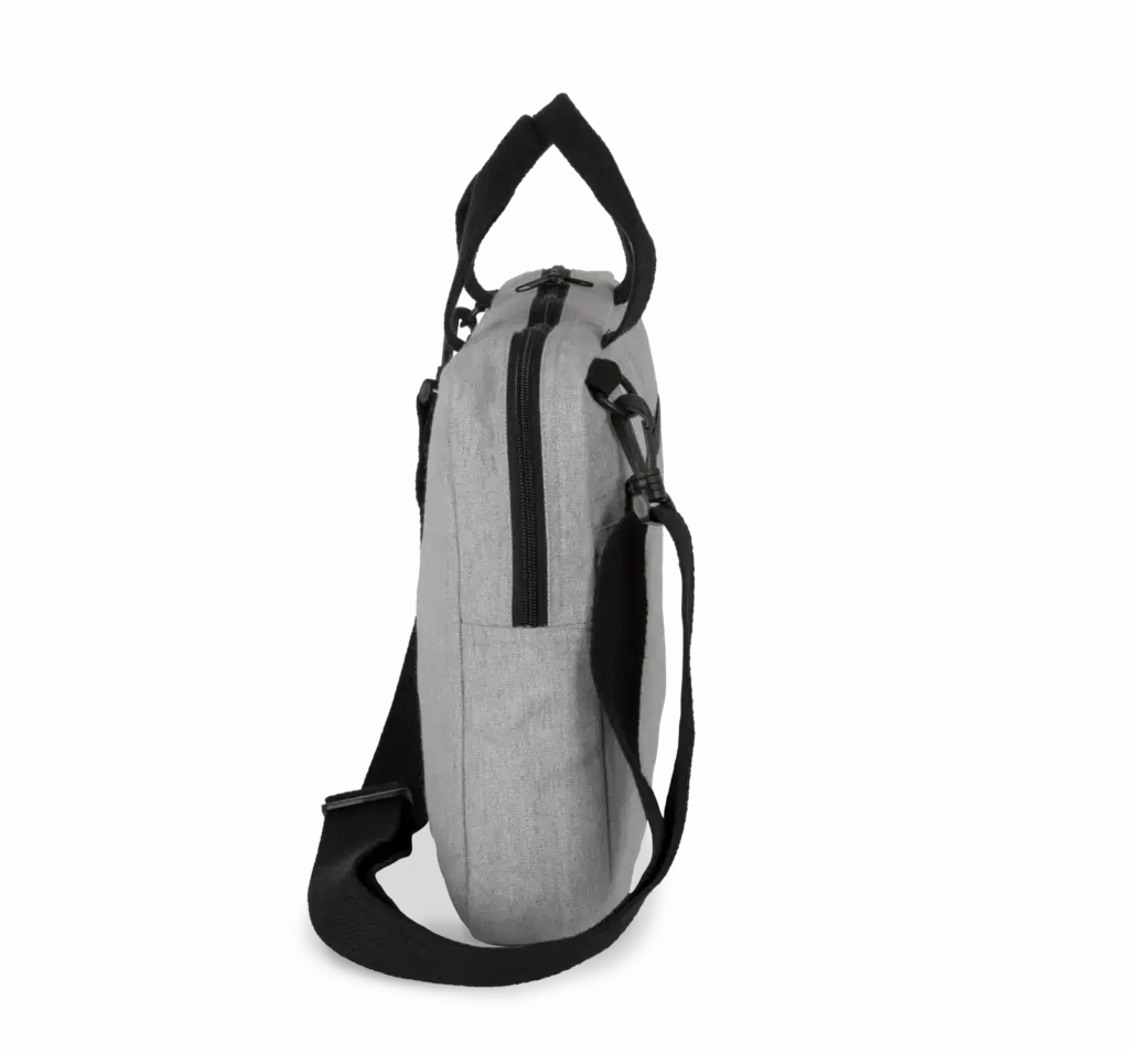 ‘K-loop’-laptoptas, oxford grey jhoot — productfoto 3