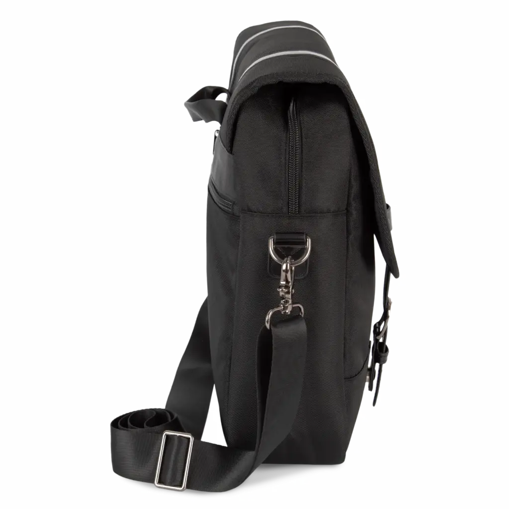 Business messager tas Kialma by K-loop, black — productfoto 2