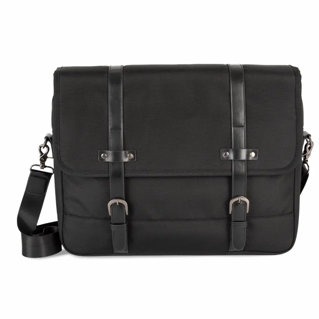 Business messager tas Kialma by K-loop, black — productfoto 3