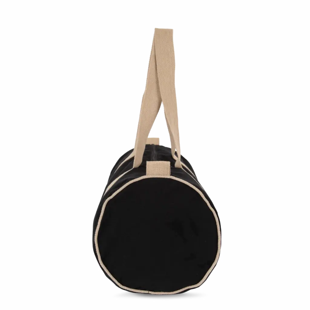Gerecyclede duffeltas, black night / hemp — productfoto 5