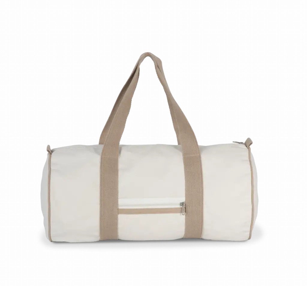 Gerecyclede duffeltas, ecume / hemp — productfoto 6
