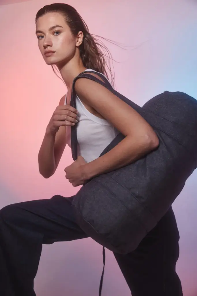 Duffeltas van denim — productfoto 3