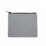 Met de hand geweven tasje van canvas, flint grey — productfoto 2