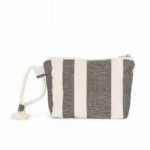 Gerecycled Gestreept etui, striped ecume — productfoto 4