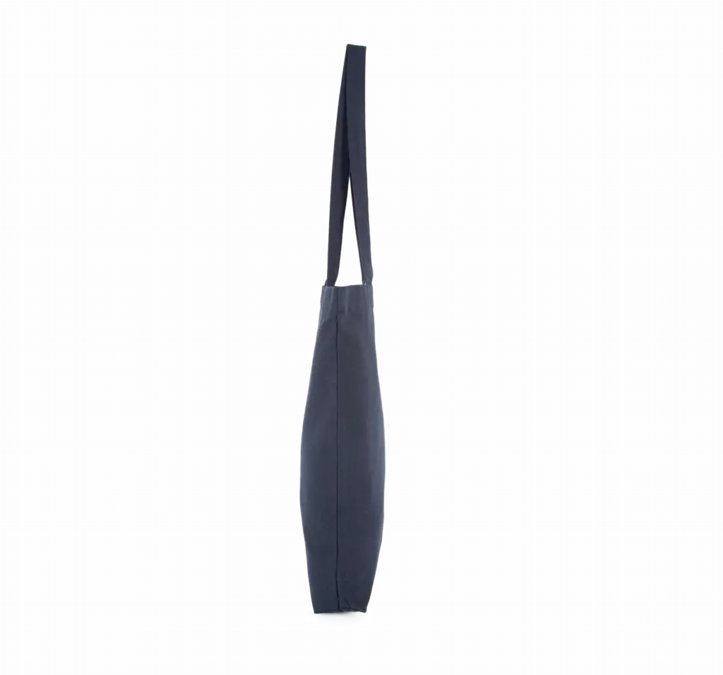 Draagtas van gerecycled katoen, moonlight navy — productfoto 6