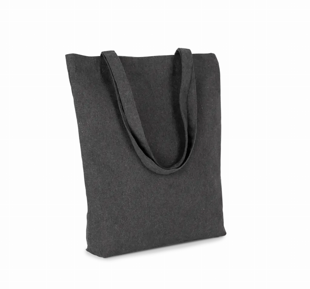 PS_KI5808-S_MELANGEJHOOT - Hidalgo-werbeartikel Gerecycleerde katoenen shopper 'K-loop project', melange jhoot — productfoto 4