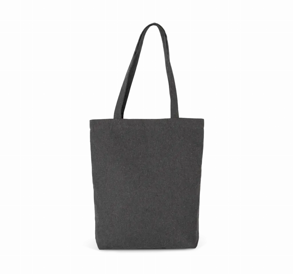 Gerecycleerde katoenen shopper 'K-loop project', melange jhoot — productfoto 6