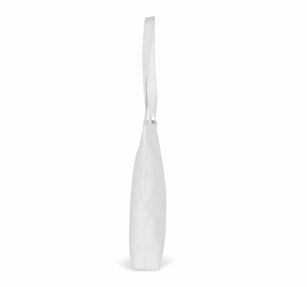 PS_KI5808-S_WHITEJHOOT - Hidalgo-werbeartikel Gerecycleerde katoenen shopper 'K-loop project', white jhoot — productfoto 7
