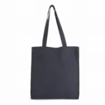 Totebag met bodem en ruimteplooi, washed navy — productfoto 8