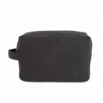 Toilettas van biologisch katoen., washed black — productfoto 5