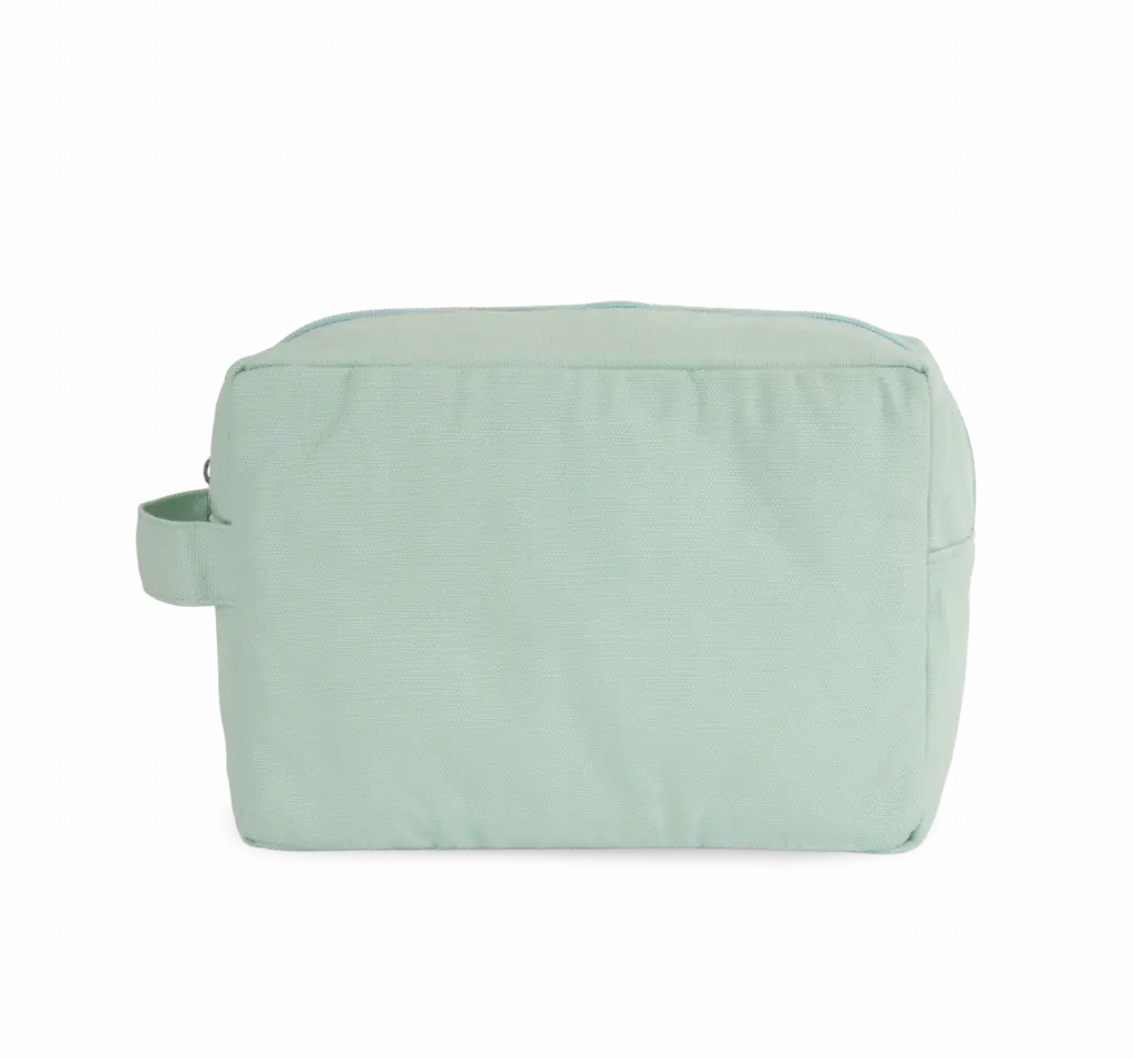 PS_KI6303_WASHEDMISTYGREEN - Katoenendraagtassen Toilettas van biologisch katoen., washed misty green — productfoto 8
